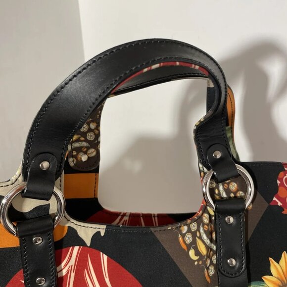 Salvatore Ferragamo Animal Print Nylon Tote - Picture 8 of 8